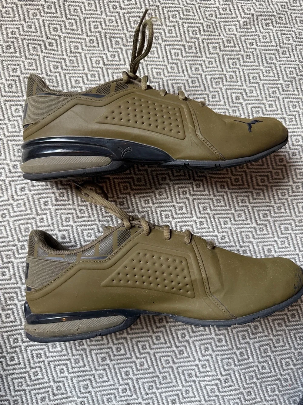 Puma Men’s Olive Athletic Sneakers